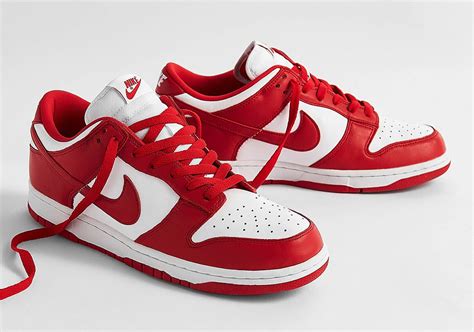 nike dunk mid red|nike dunks low red men.